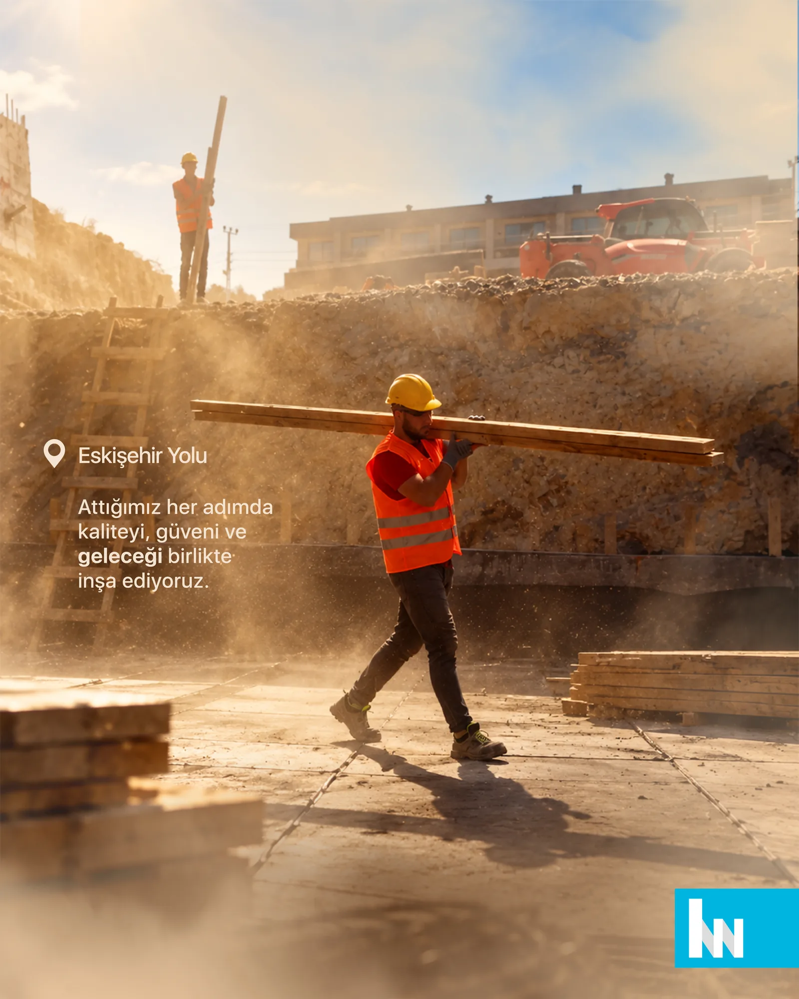The Eskişehir Yolu site. Building quality, trust and the future together.