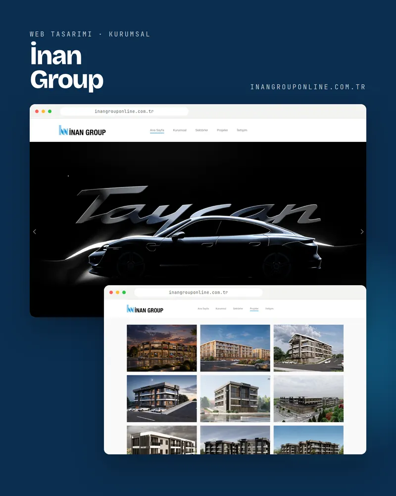 İnan Group website, inangrouponline.com.tr.